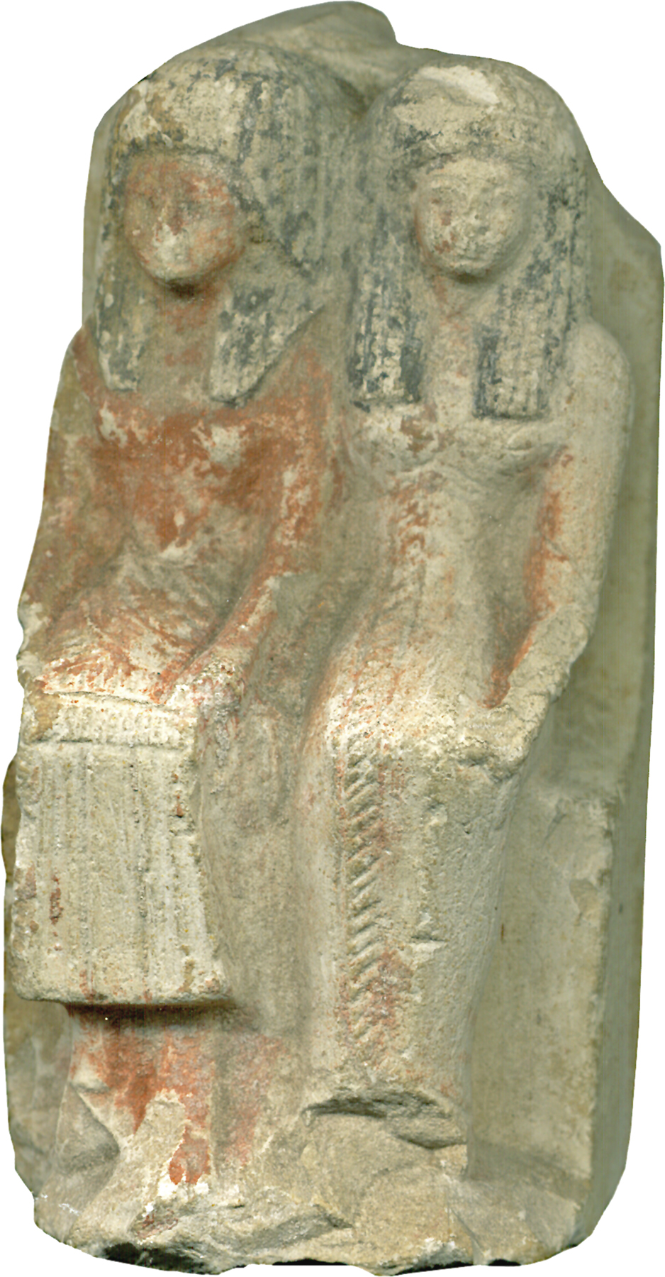 Husband and Wife Seated on Bench