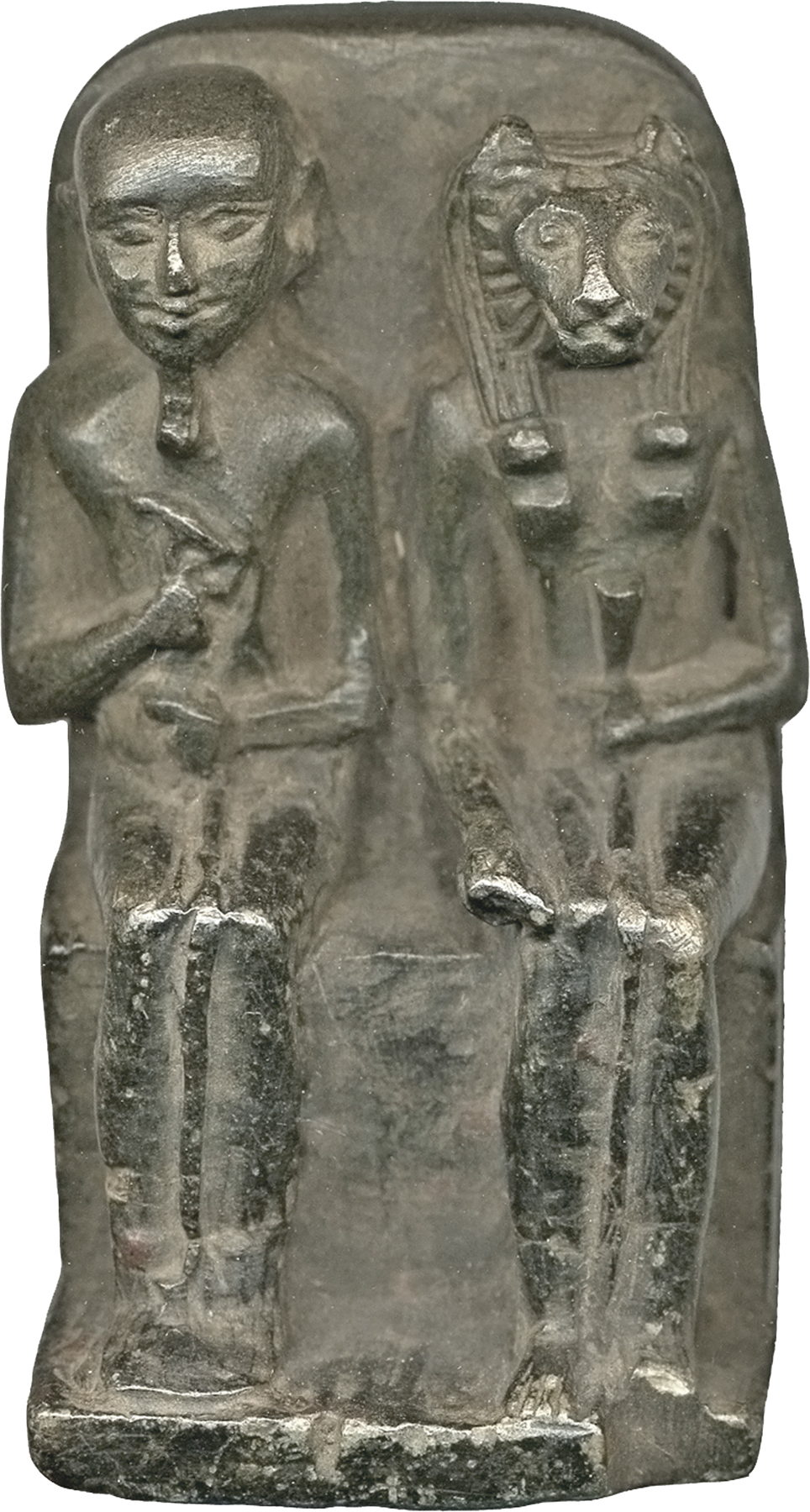 Miniature Group of Ptah and Sakhmet