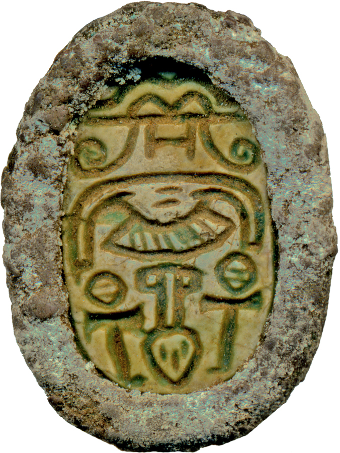 Scarab with ""Udjat"" Eyes