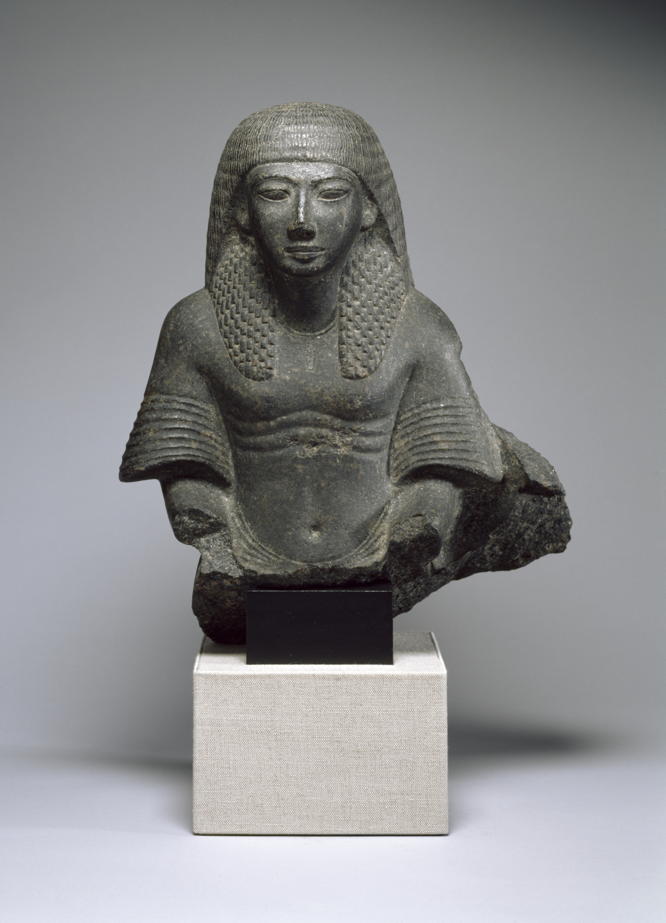 Male Bust From a Group Statue
