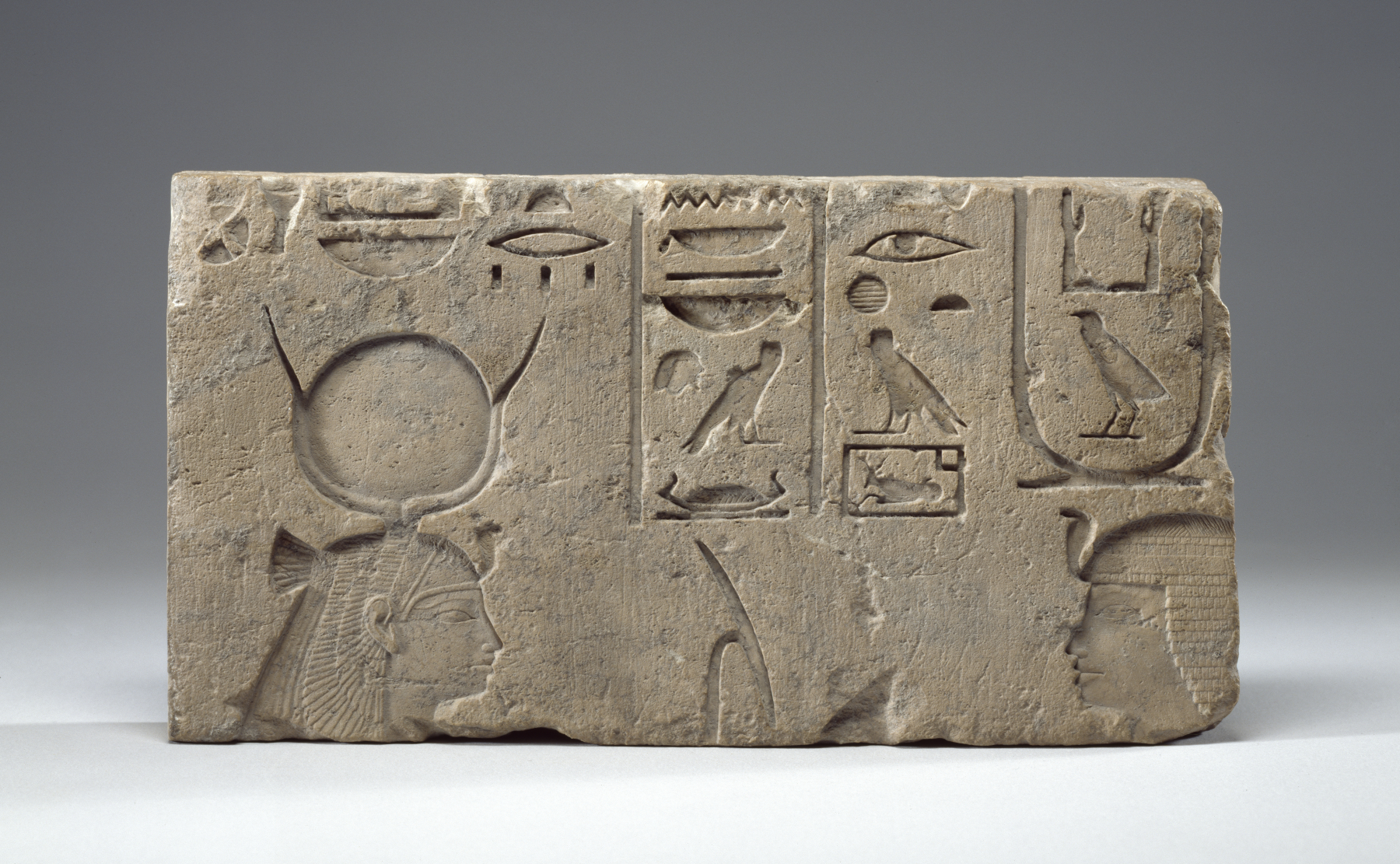 Relief with Hathor and King Necho II