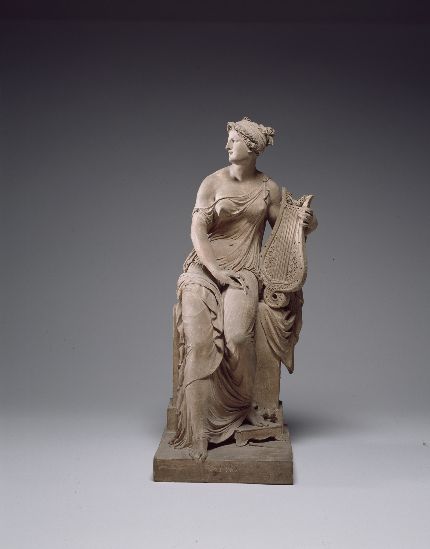 Sappho (Seated Woman Holding a Lyre)