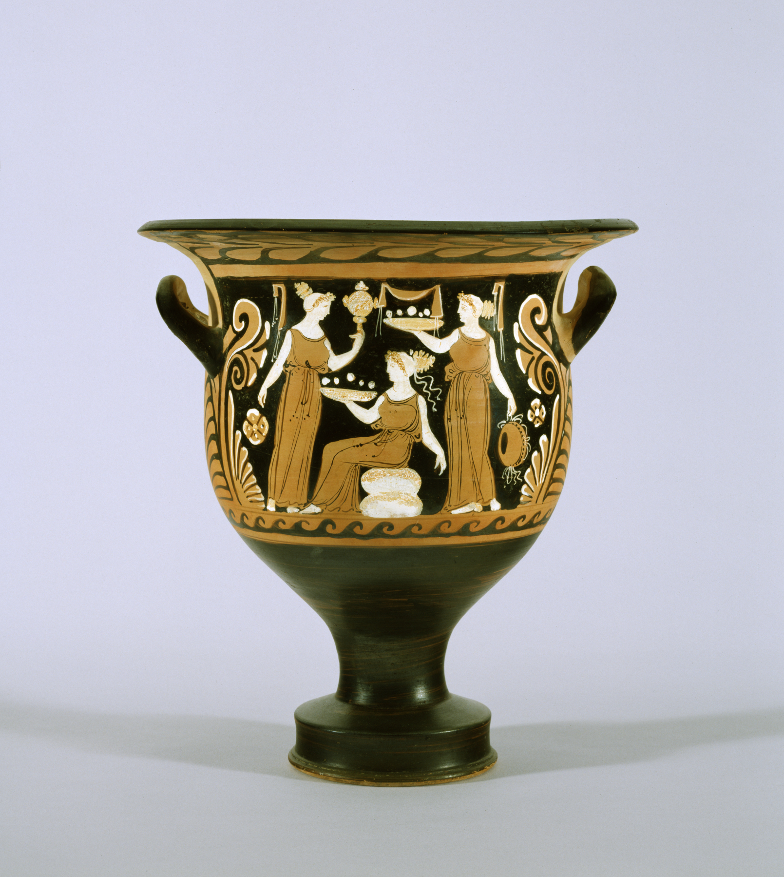 Bell Krater with Three Women and Three Youths
