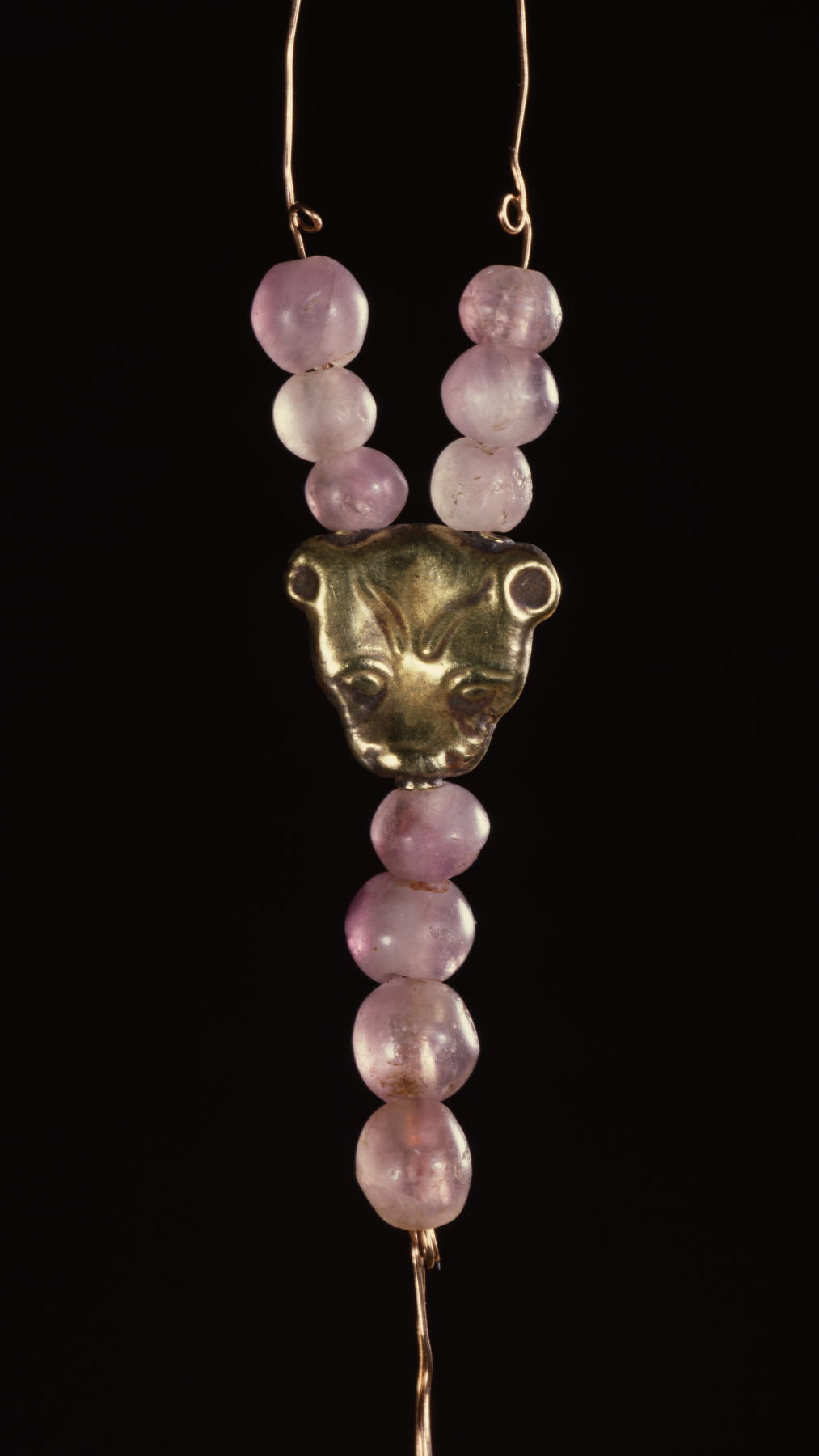 Cheetah-Head Spacer Bead