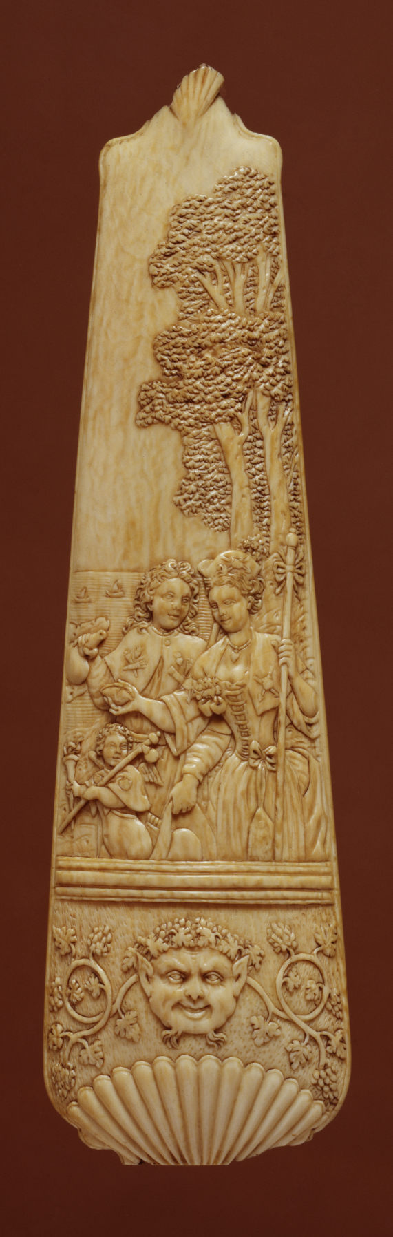 Tobacco Grater with Pilgrims of Cythera