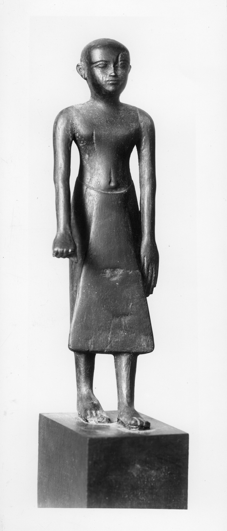 Male Figure with Bald Head