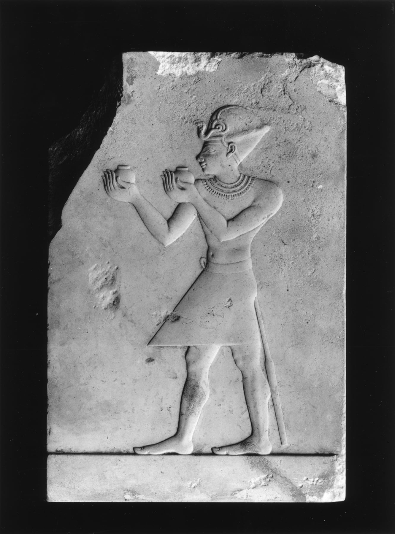 Model with a King, Ear, and Head of Ram