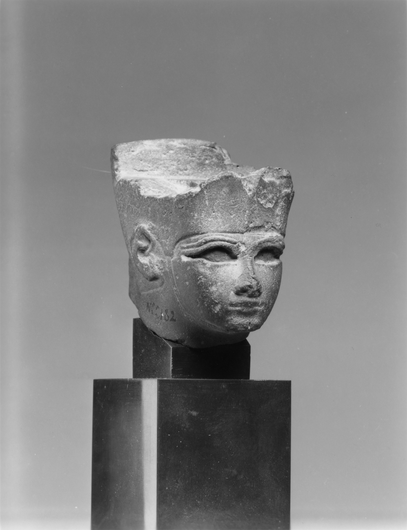 Head from a Statuette of Amun