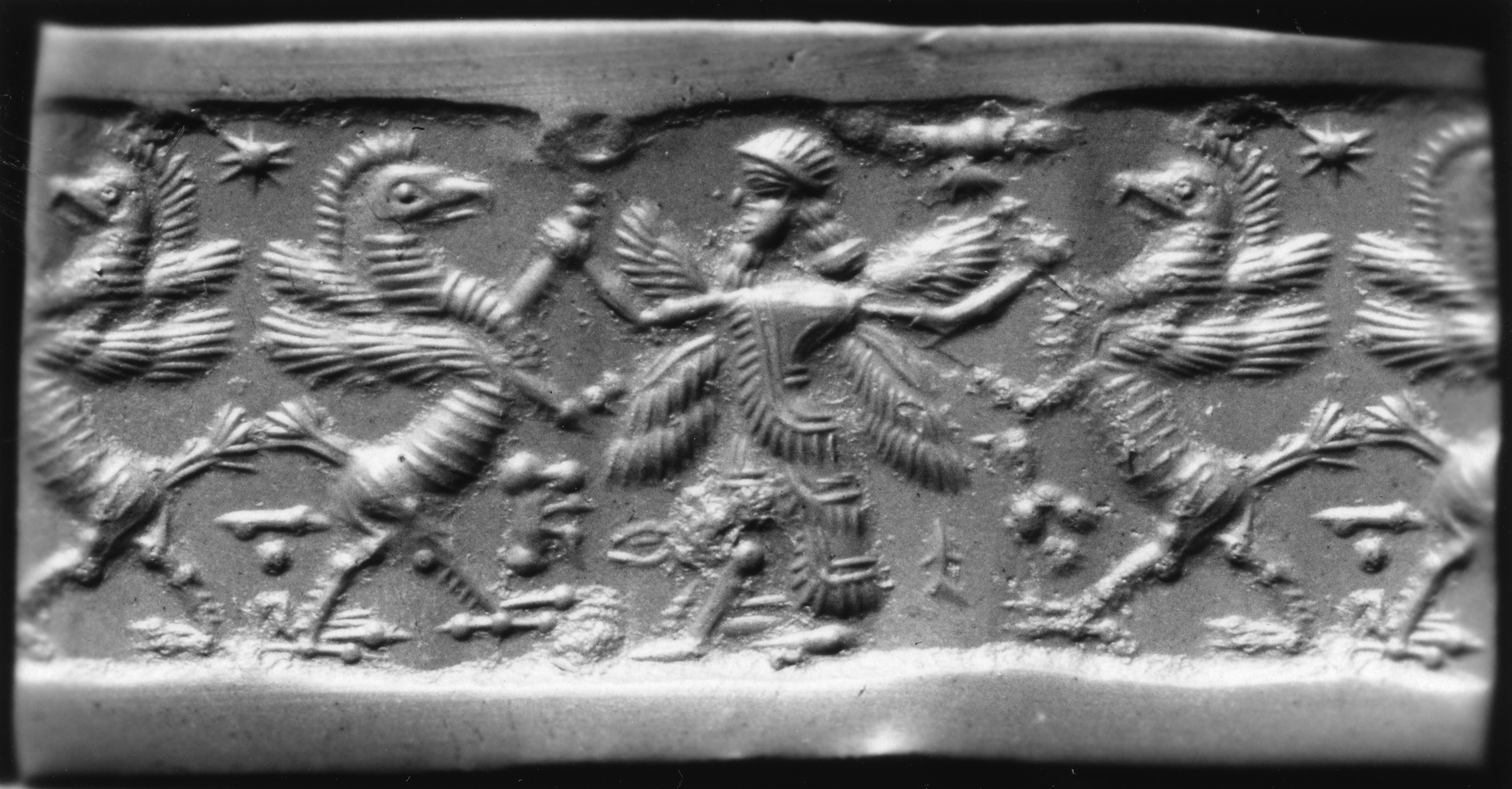 Cylinder Seal with a Contest Scene