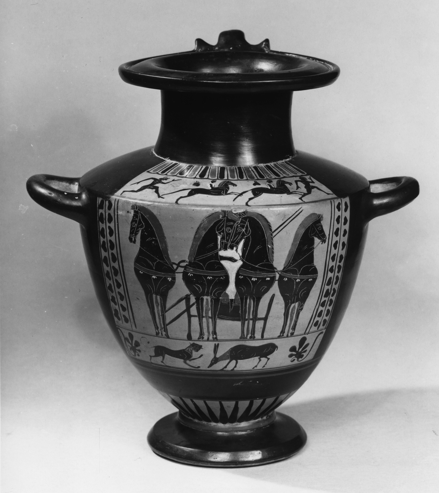 Hydria with a Quadriga