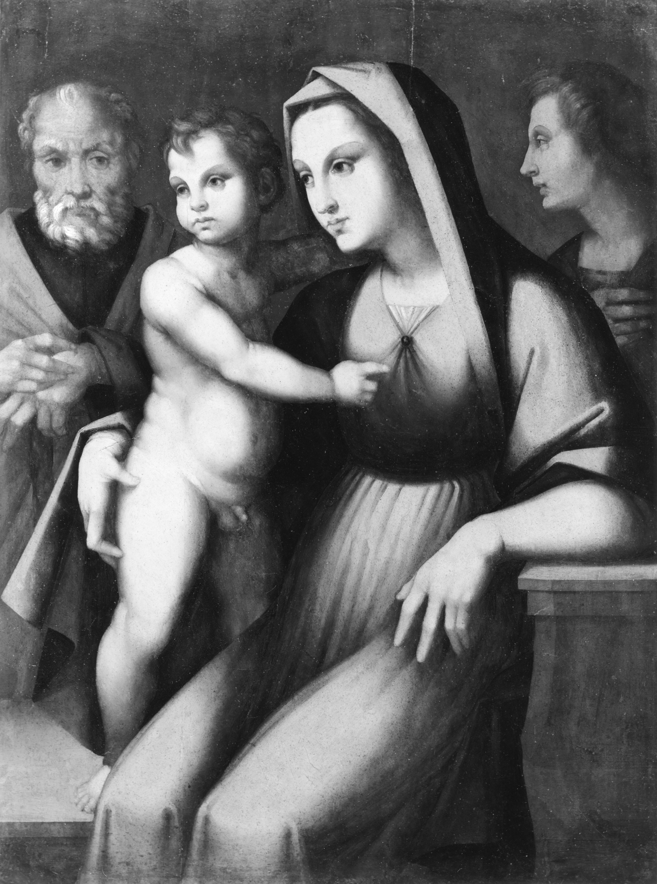 The Holy Family with an Angel