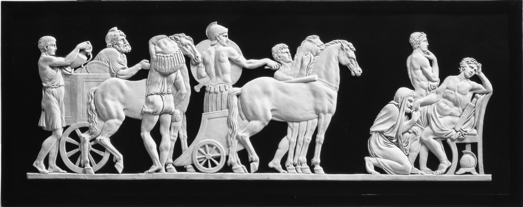Priam Kneeling Before Achilles, Begging for the Body of His Son Hector