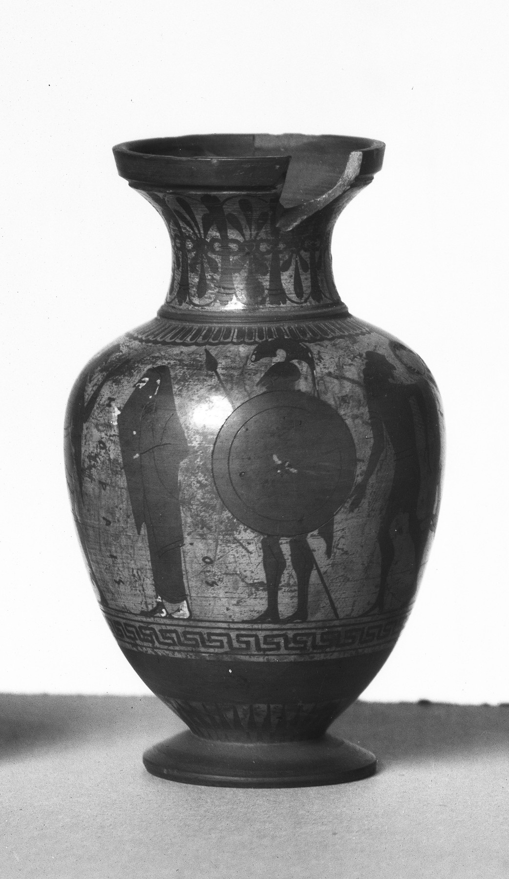 Vessel with a Departure Scene