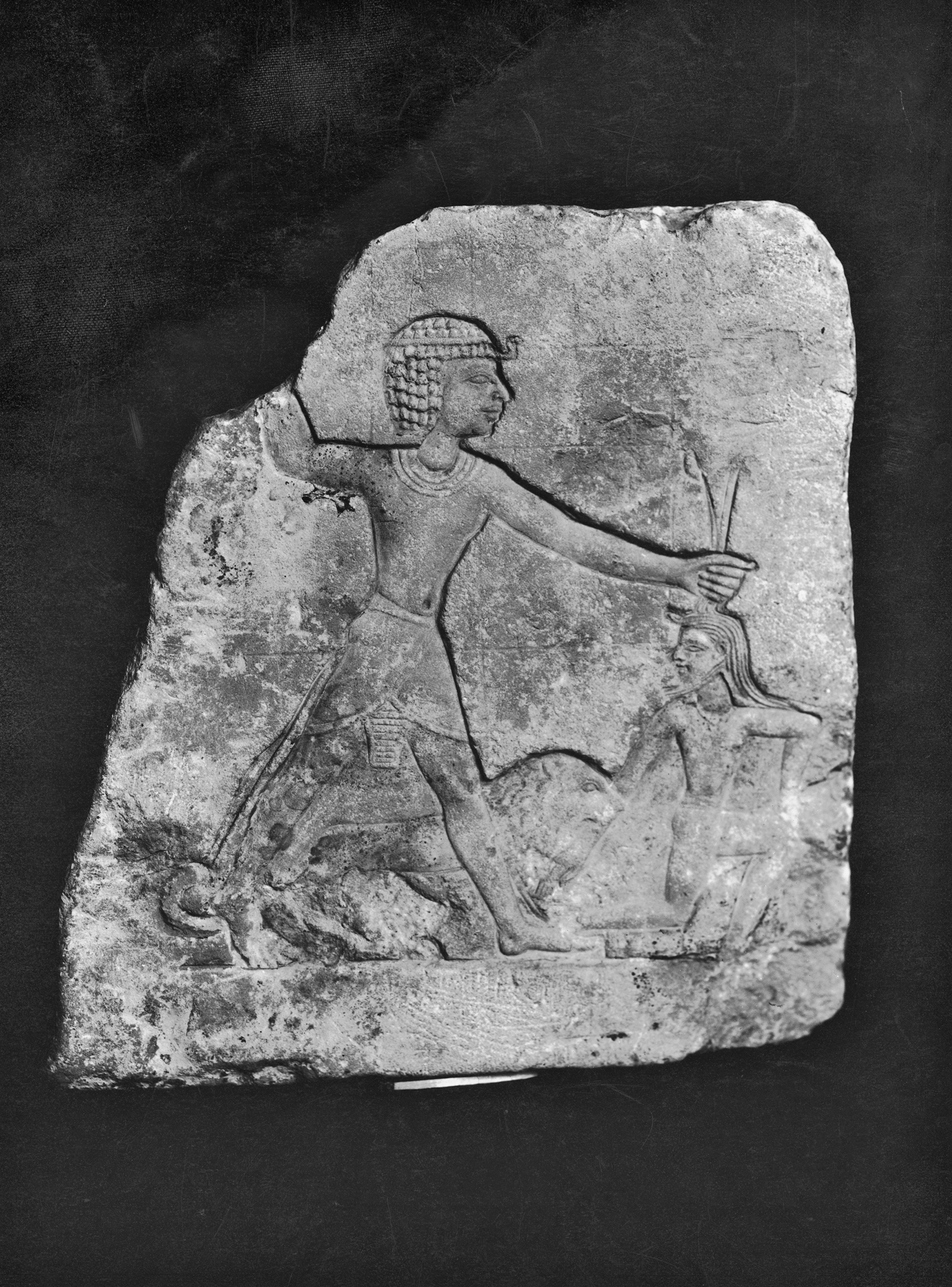 Sculptor's Model of a King Slaying an Enemy