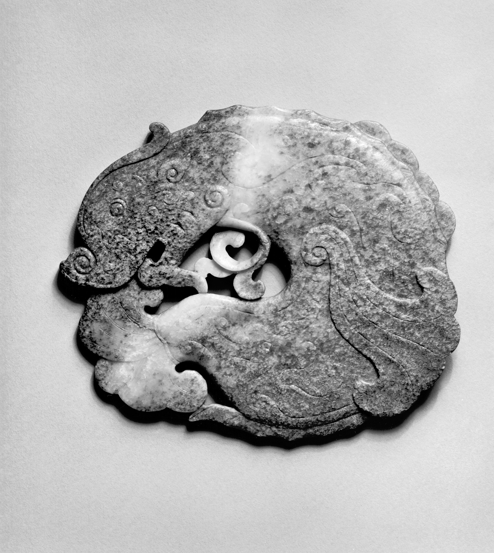 Disk in the Shape of a Dragon
