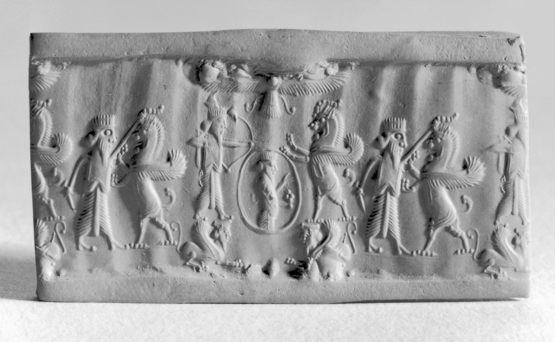 Cylinder Seal with a Combat Scene