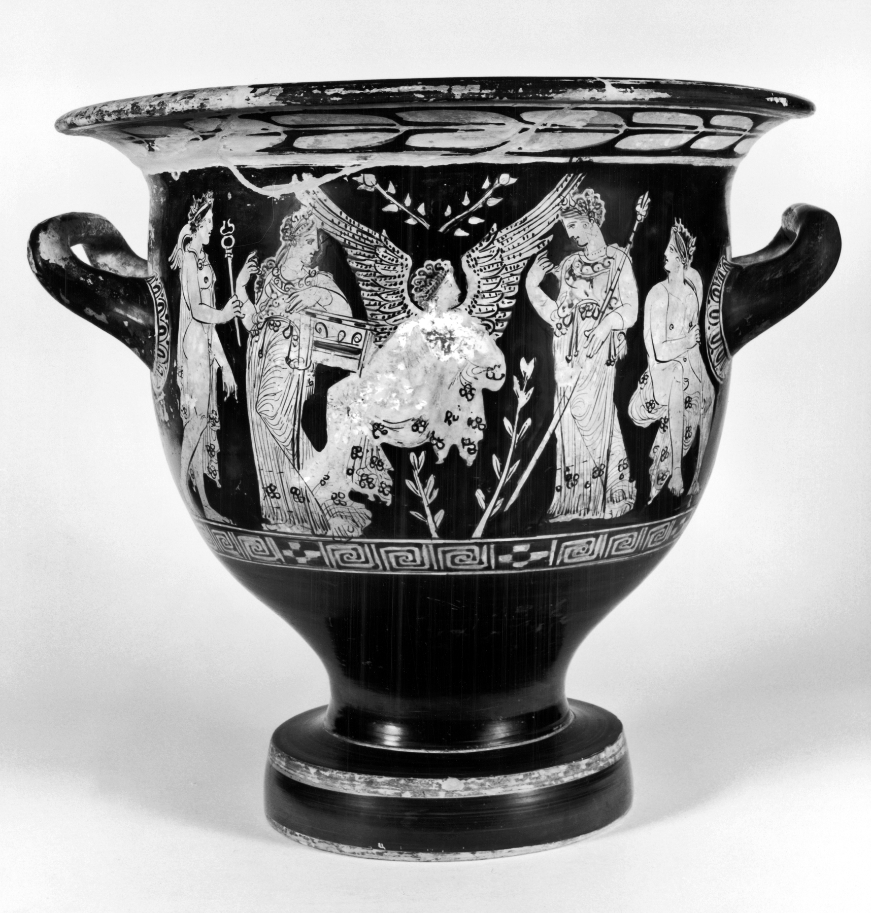 Bell Krater with Scenes of Eros and Standing Youth