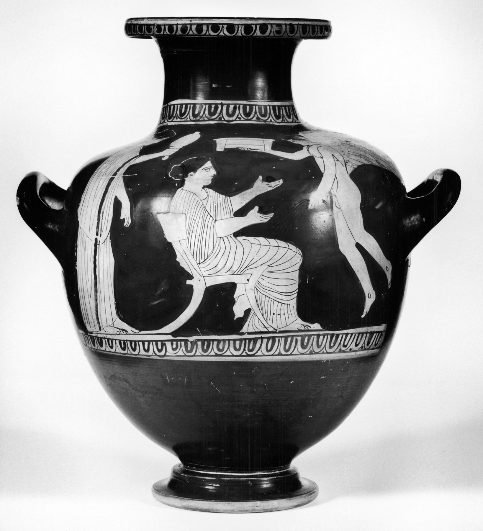 Kalpis with Toilette Scene with Two Women and Eros