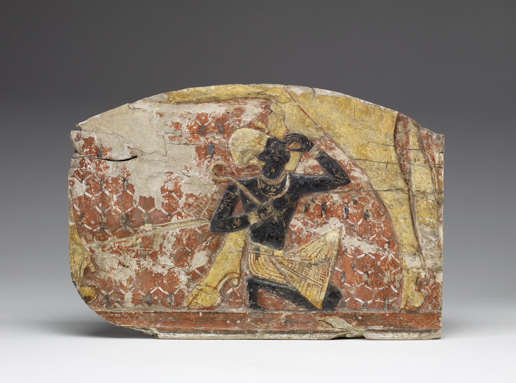 Relief Displaying the King Suckled by the Hathor-Cow