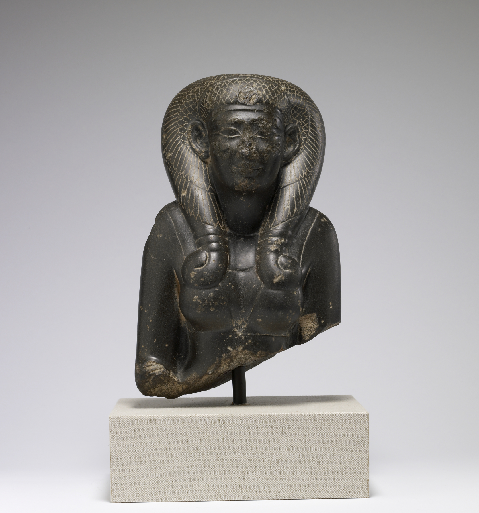 Bust of a Queen Wearing Royal Headdress
