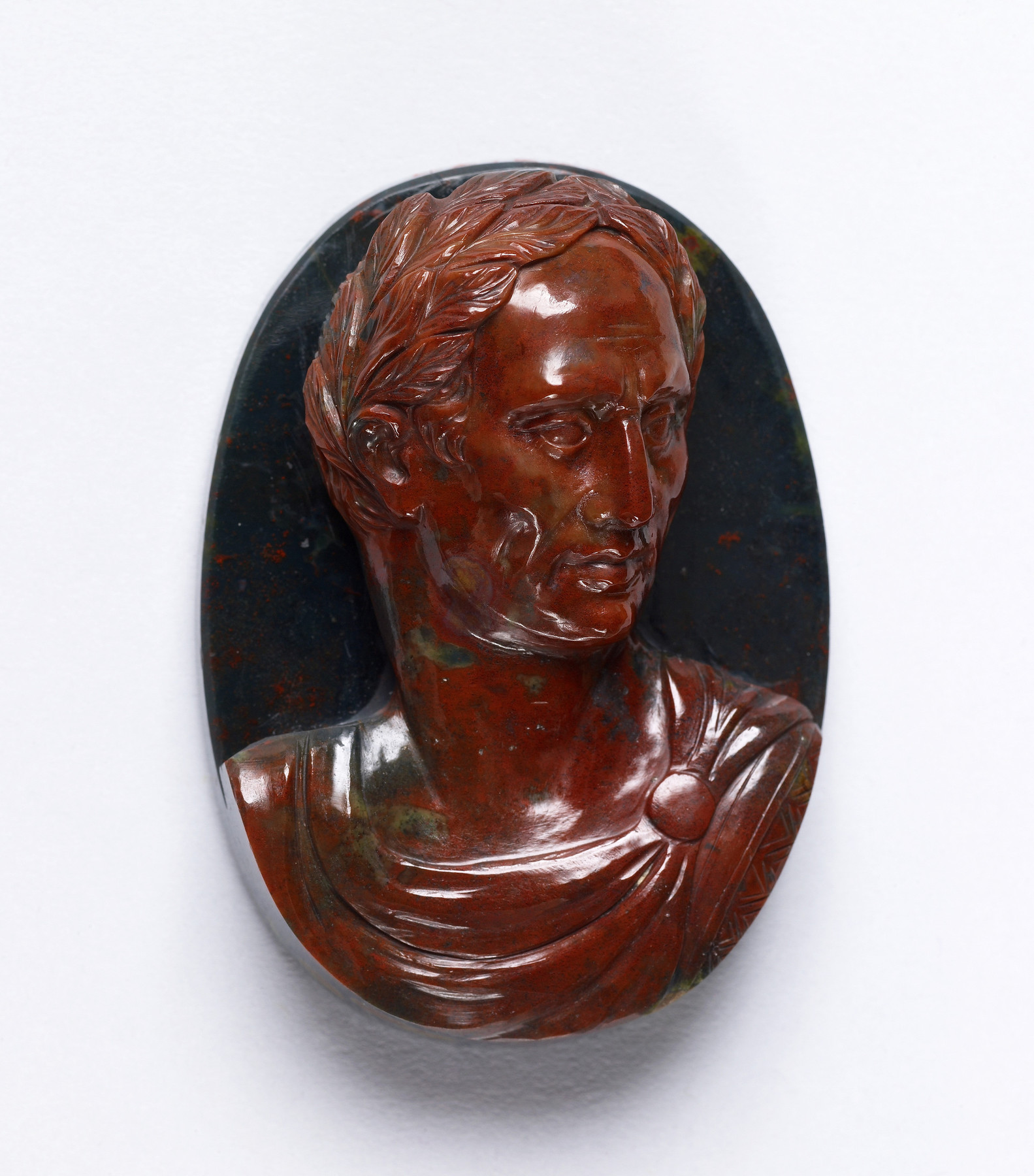 ""Antique"" Cameo with the Bust of Julius Caesar