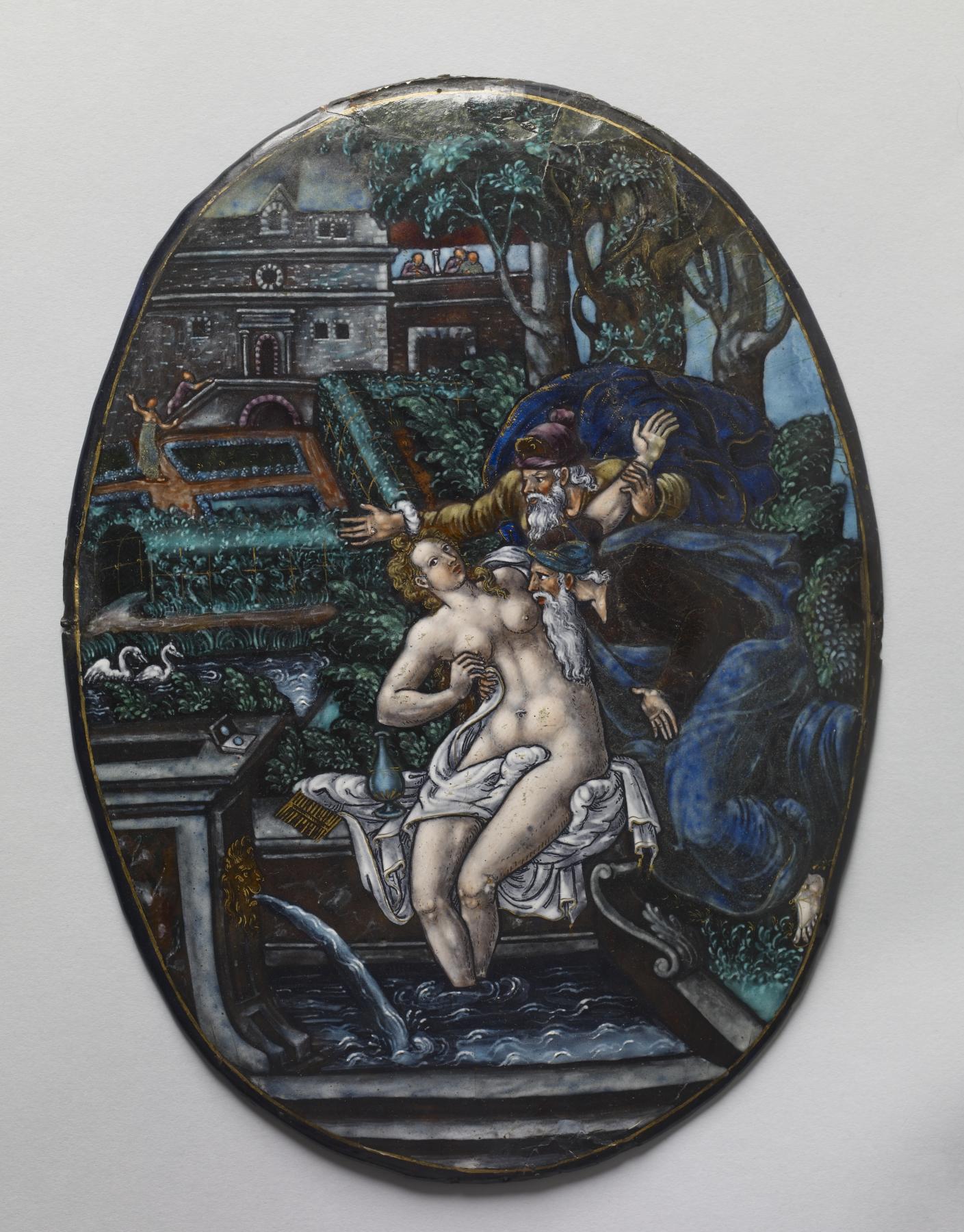 Plaque with Susanna Molested by the Elders