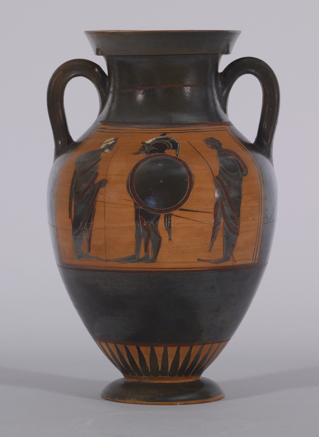 Amphora with Departure Scene and Quadriga