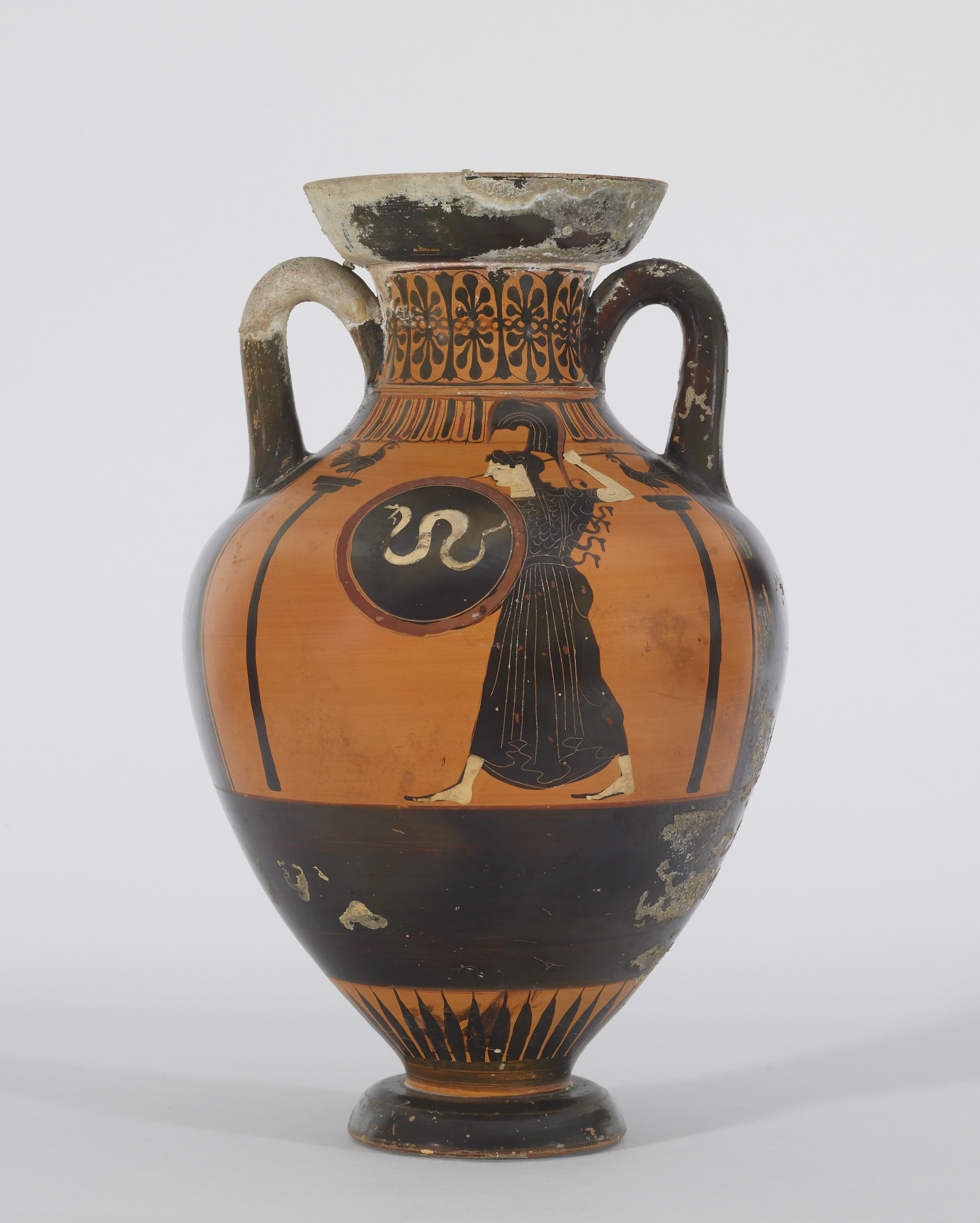 Pseudo-Panathenaic Amphora with Horse Race