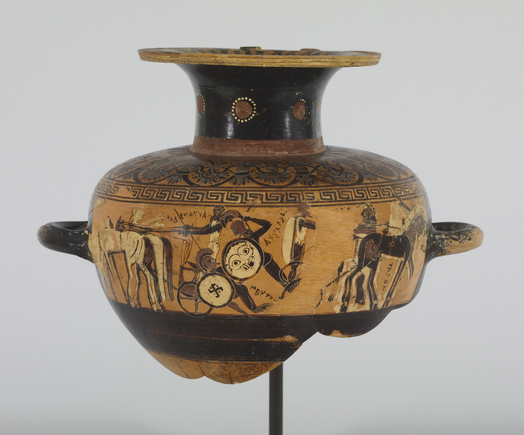 Hydria with the Fight of Achilles and Memnon