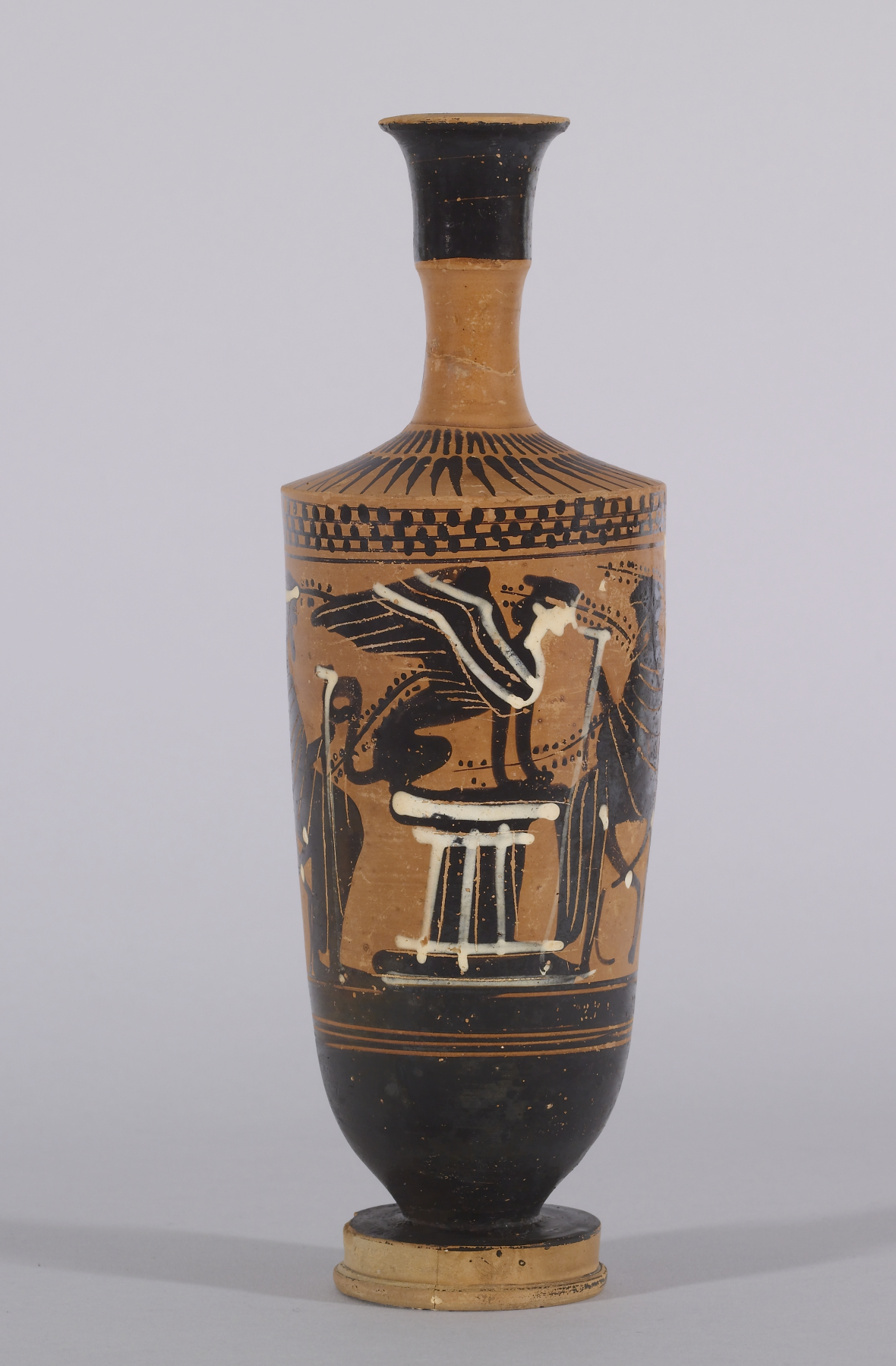 Lekythos with Sphinx on a Pedestal