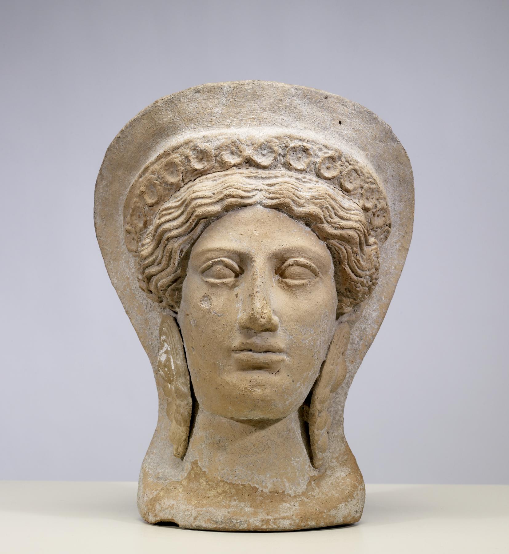 Head of a Woman with Earrings