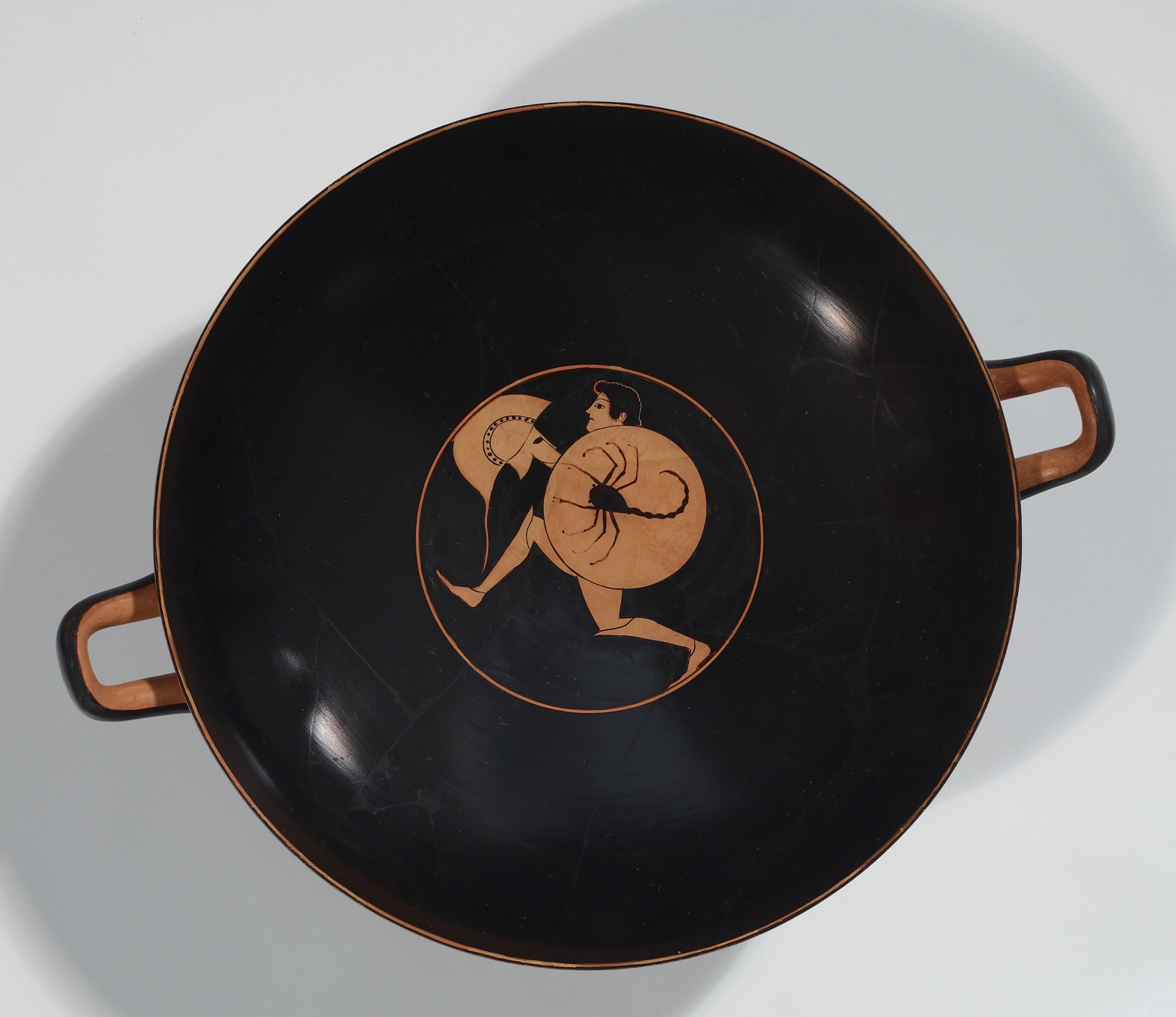 Kylix with Running Warriors