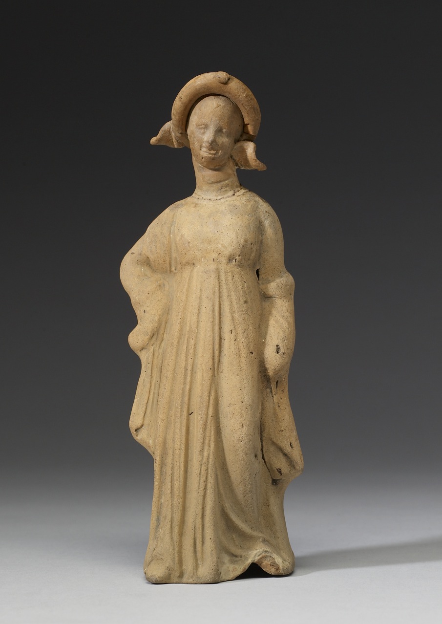 Draped Maiden with Wreath