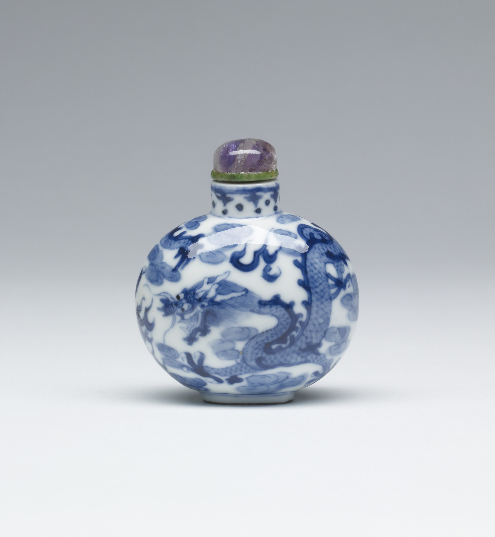 Snuff Bottle with Dragons