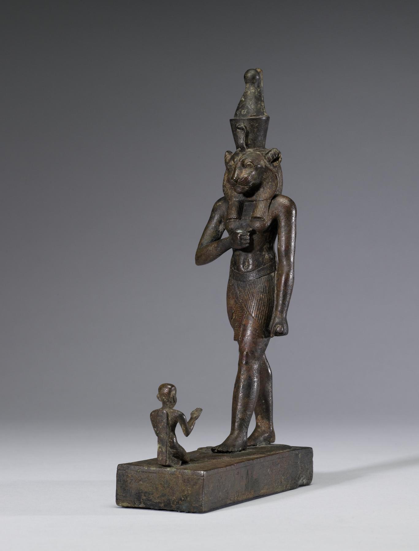 Lion-Headed Harmiysis and Worshipper