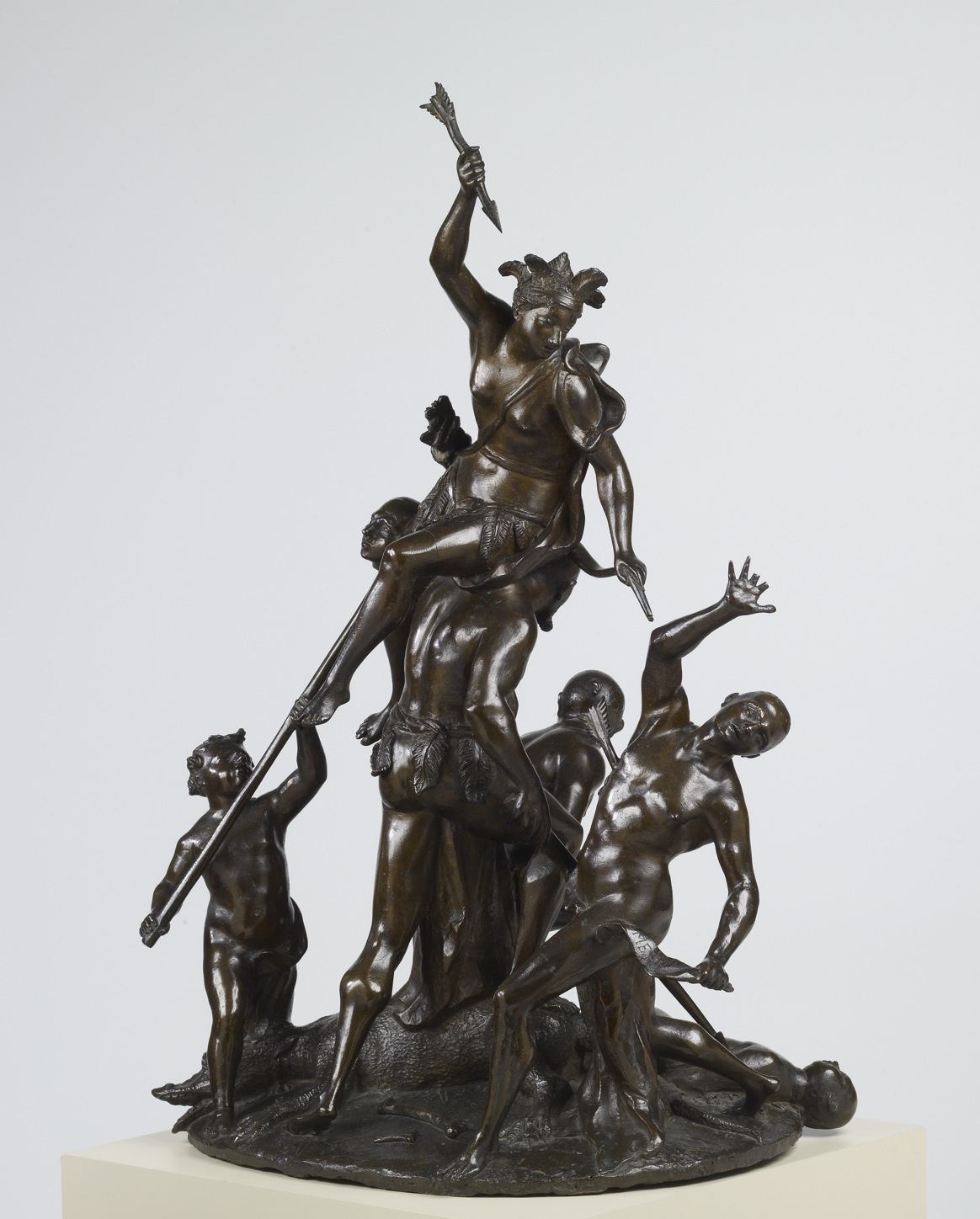 Allegorical Groups Representing the Four Parts of the World: America