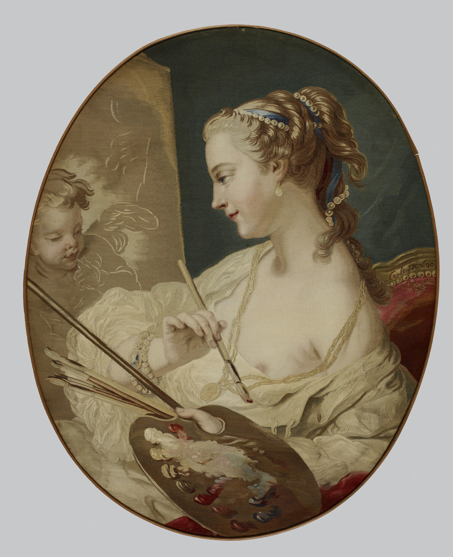 Allegorical Figure of a Woman Representing ""Painting""