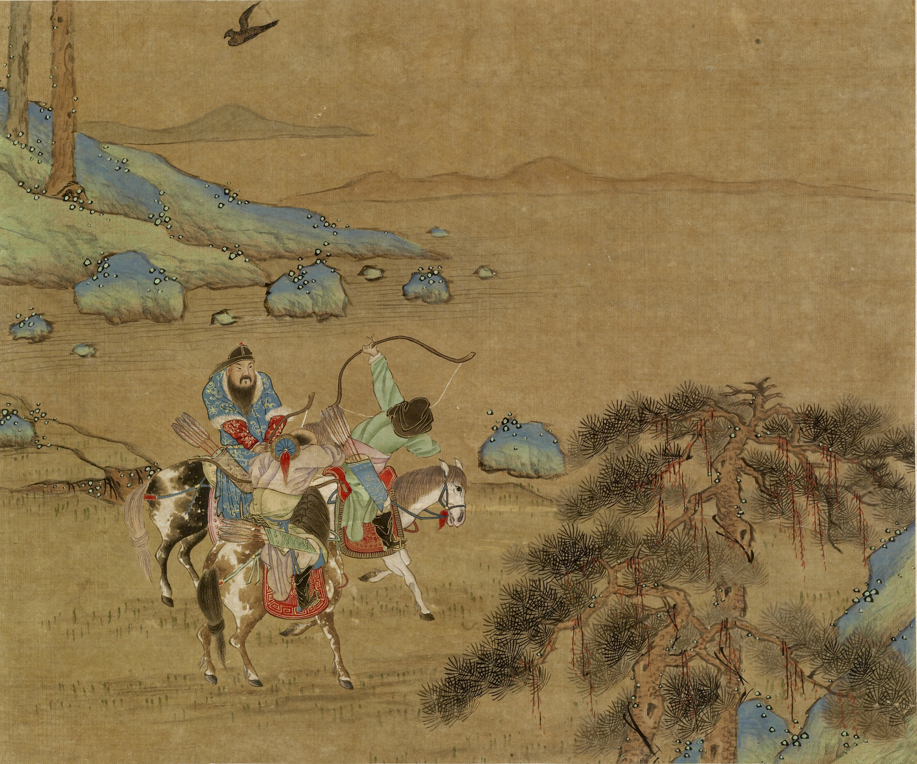 Landscape with Two Men on Horseback