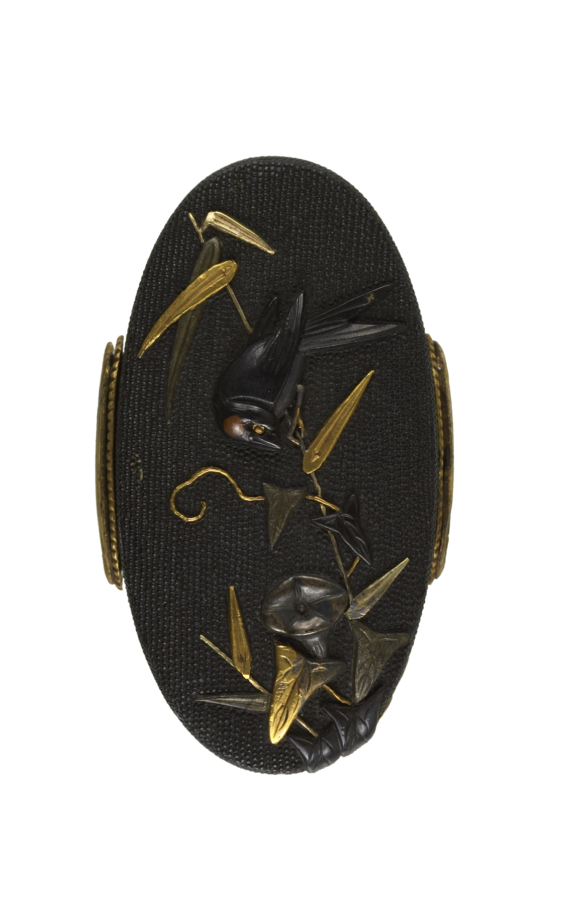Kashira with Swallow