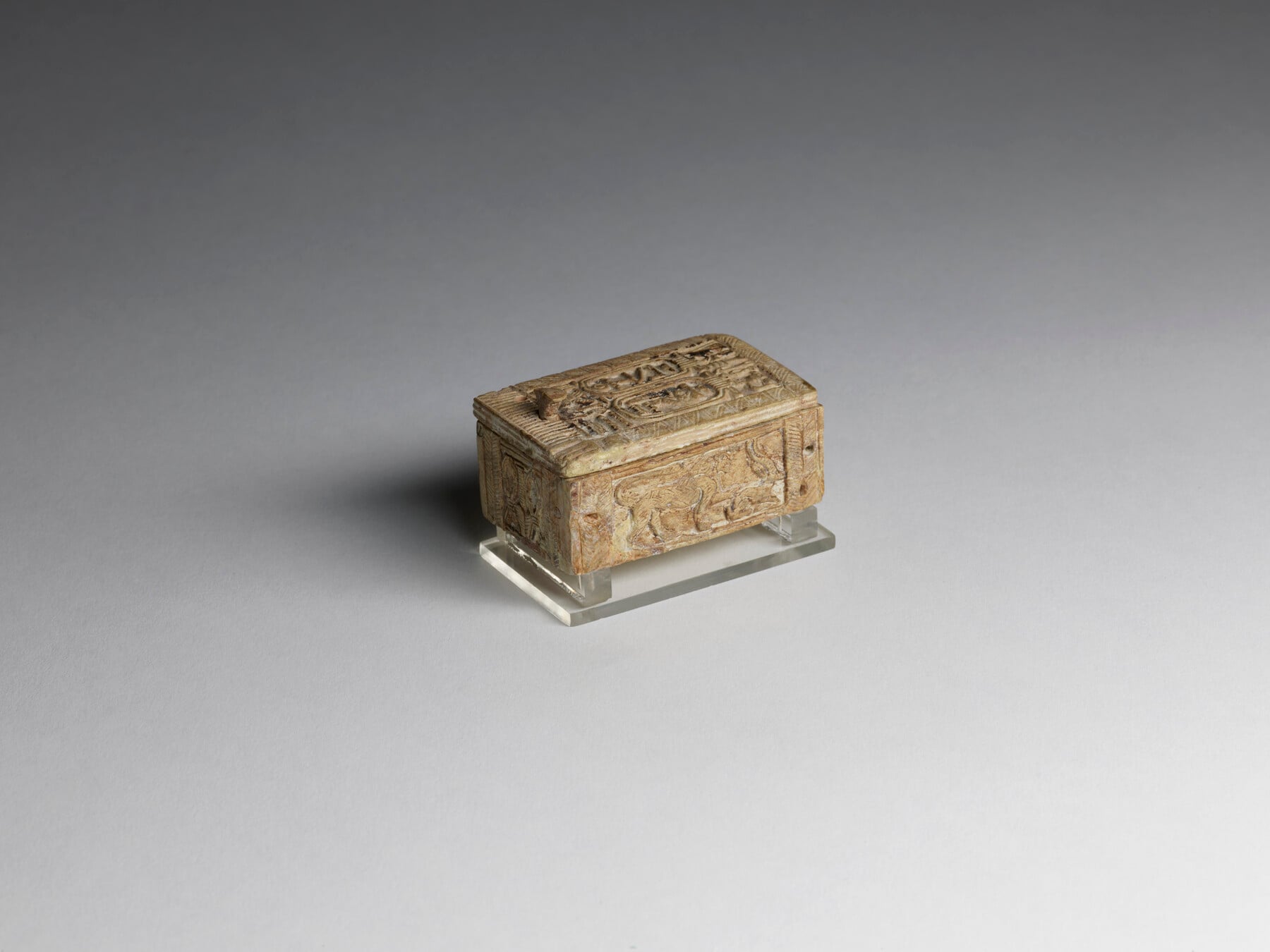 Box with Inscriptions and Animals